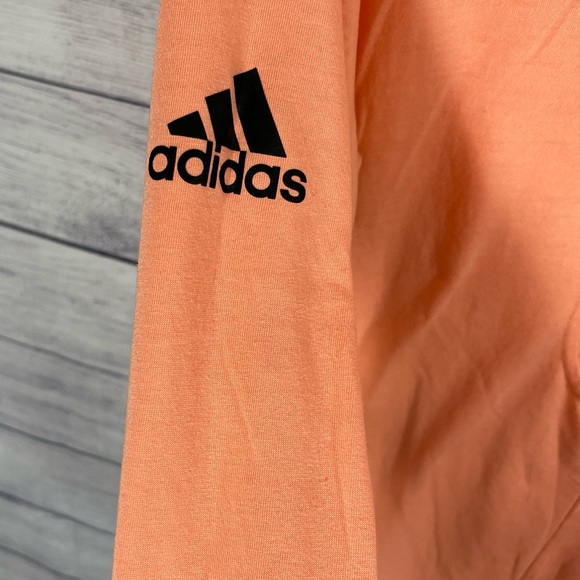 🎉 Adidas Climate Long Sleeve Women Workout T-Shirt Keyhole Open Back Sz Large - Picture 6 of 7